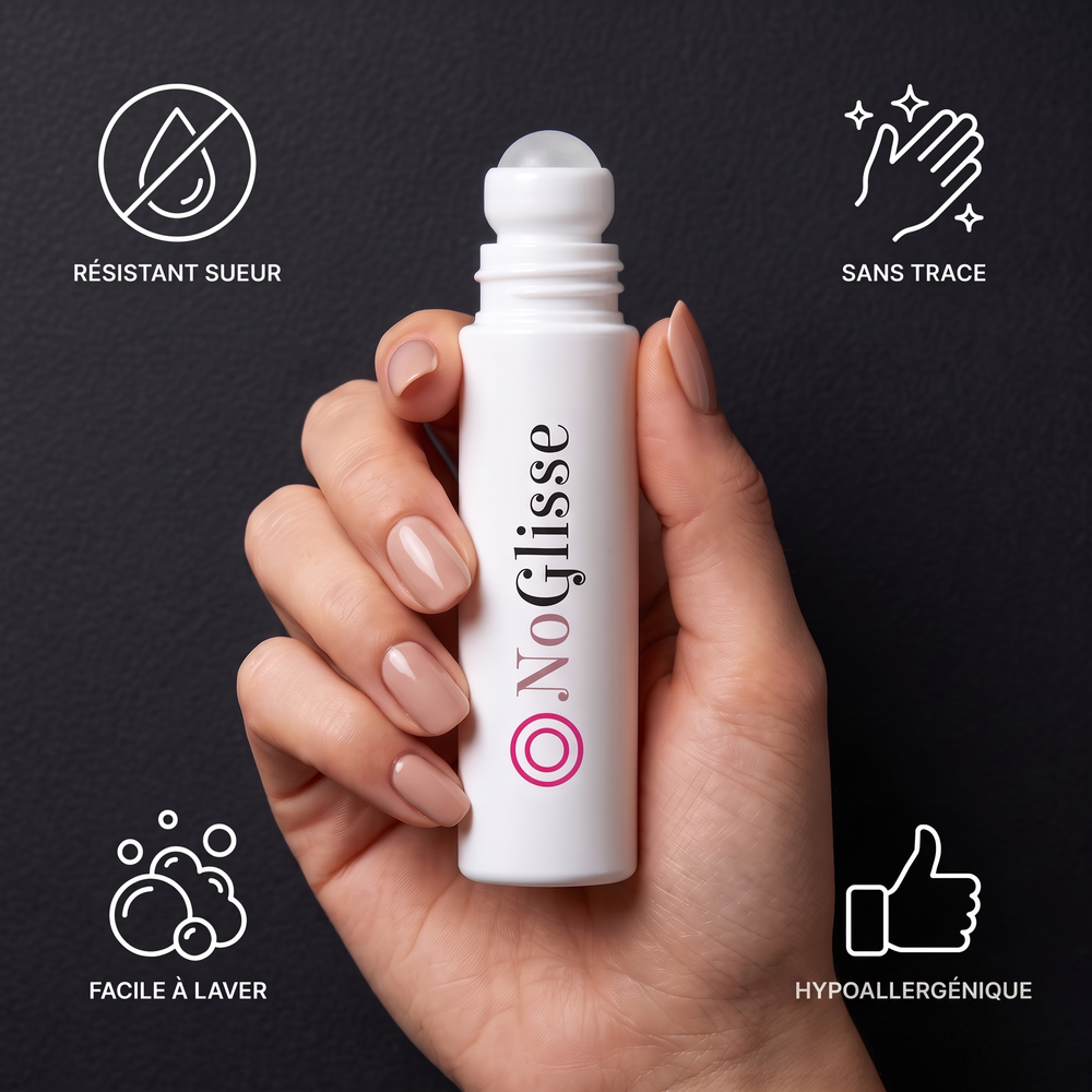 NoGlisse — Colle Invisible Anti-Glisse pour Vêtements